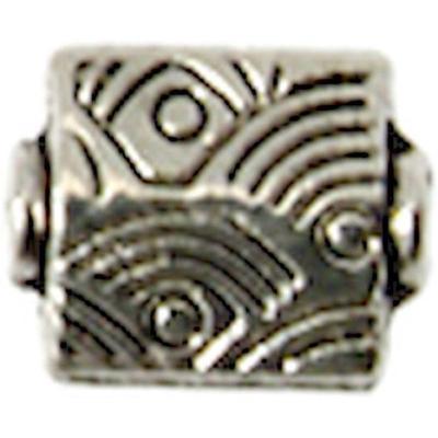 Silver-plated Metal Bead 10 Pieces