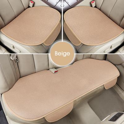 Housse de Coussin de Siège Auto d'Été Respirante en Soie Glacée Antidérapante Protecteur de Siège Auto Pad Homme Femme Universel Accessoires Intérieurs de Voiture