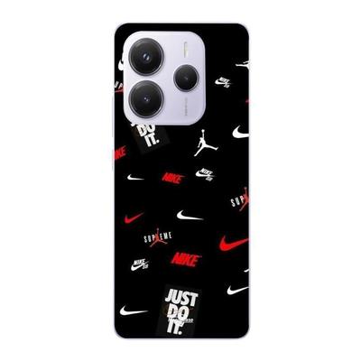 Case - NIKE - Redmi Note 14 5G - Flexible - Sporty - Jordan White Red Black