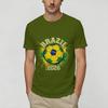 Brazil 2026 Soccer T Shirt Beach Hippie TShirts Couple Cotton Crewneck Oversized Clothes Short Sleeve Y2K Fun Tshirt
