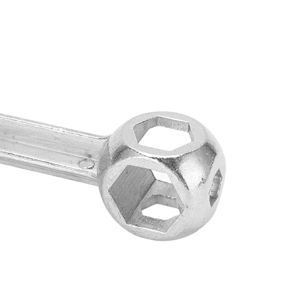 2PCS 6-15mm Hexagonal Bike Wrench 10 in 1 Cycle Spanner Portable Hex Bone Wrench  Bike Repairing