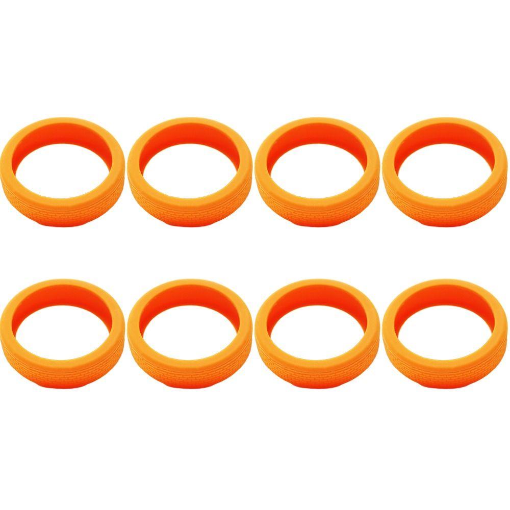8PCS/Set Silicone Travel Luggage Caster Shoes with Silent Sound Suitcase Parts Suitcase Wheels Protection Cover Reduce Noise