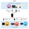 SANWA SUPPLY HDMI Conversion Converter Male X Mini Male X USB Male X for Type A Male X 3m Multi-input (for input/HDMI 1, D-sub15pin 1, Type-C 1,