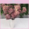 Hydrangea Artificial Snowball Stems Multibranch For Wedding Home Gift Decor