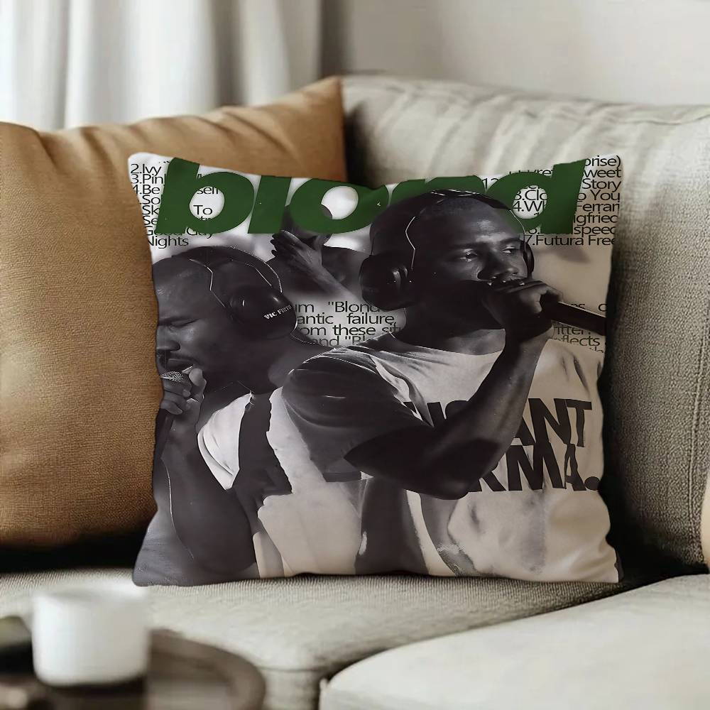 AFrank Ocean Blond Pillow Cushion Cover Pillowcase Living Room Sofa Home Decor Customized