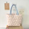 Lovly Flower Women's Small Handbags Quilted Flora Female Daily Lunch Shoulder Bag Simple Ladies Tote Clutch Purse Shopping Bags