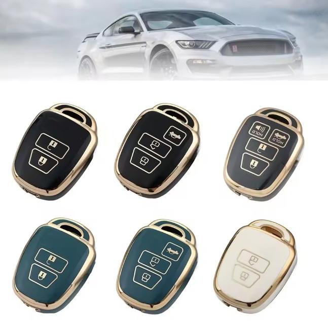 New TPU Car Key Case Cover for Toyota Rav4 MK4 Rav 4 Corolla Fielder Vitz Remote 2 3 4 Buttons Shell Fob Shell Fob Accessories