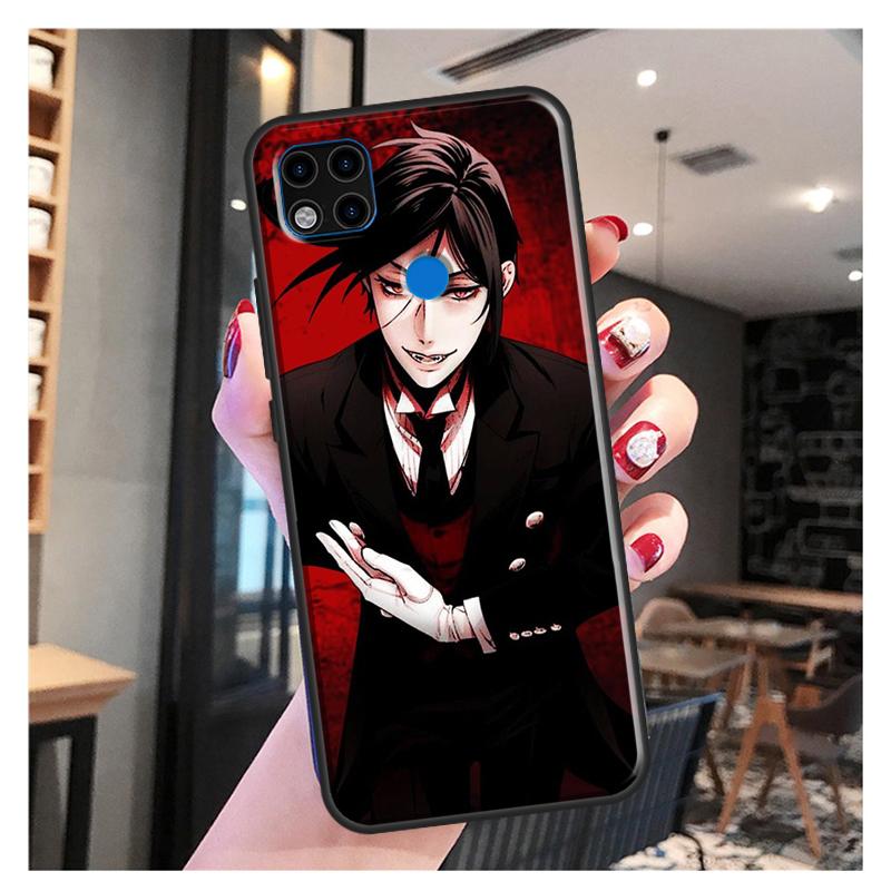 Sebastian Black Butler Kuroshitsuji Fall Für Xiaomi Redmi Hinweis 10 Pro Hinweis 9 Pro Hinweis 11 Pro 8T 9S 10S 10 9A 9T 9C Abdeckung Fall