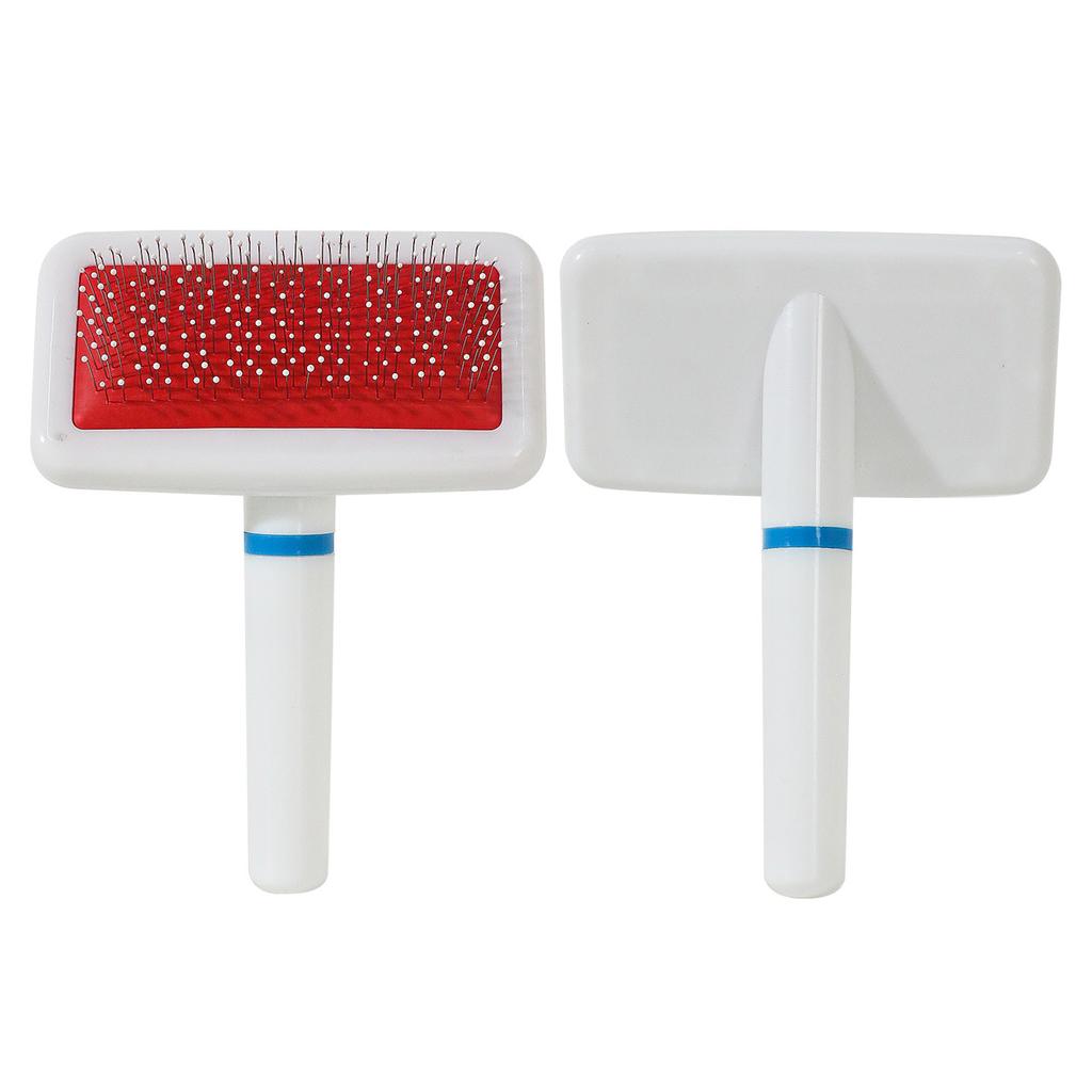 Dog Brush Pet Hair Remover Massage Cat Brush Stainless Steel Combs for Dog Hair Cleaning Comfortable Handle Brushes Pet Grooming