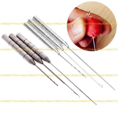 A1A2 3in1 Carp Fishing Rigging Stainless Steel Bait Needle Fish Drill Tackle Set Tool