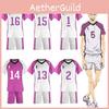 Haikyuu Costume de Volley-ball de l'Académie Shiratorizawa Ensemble de Survêtement de Sport Respirant