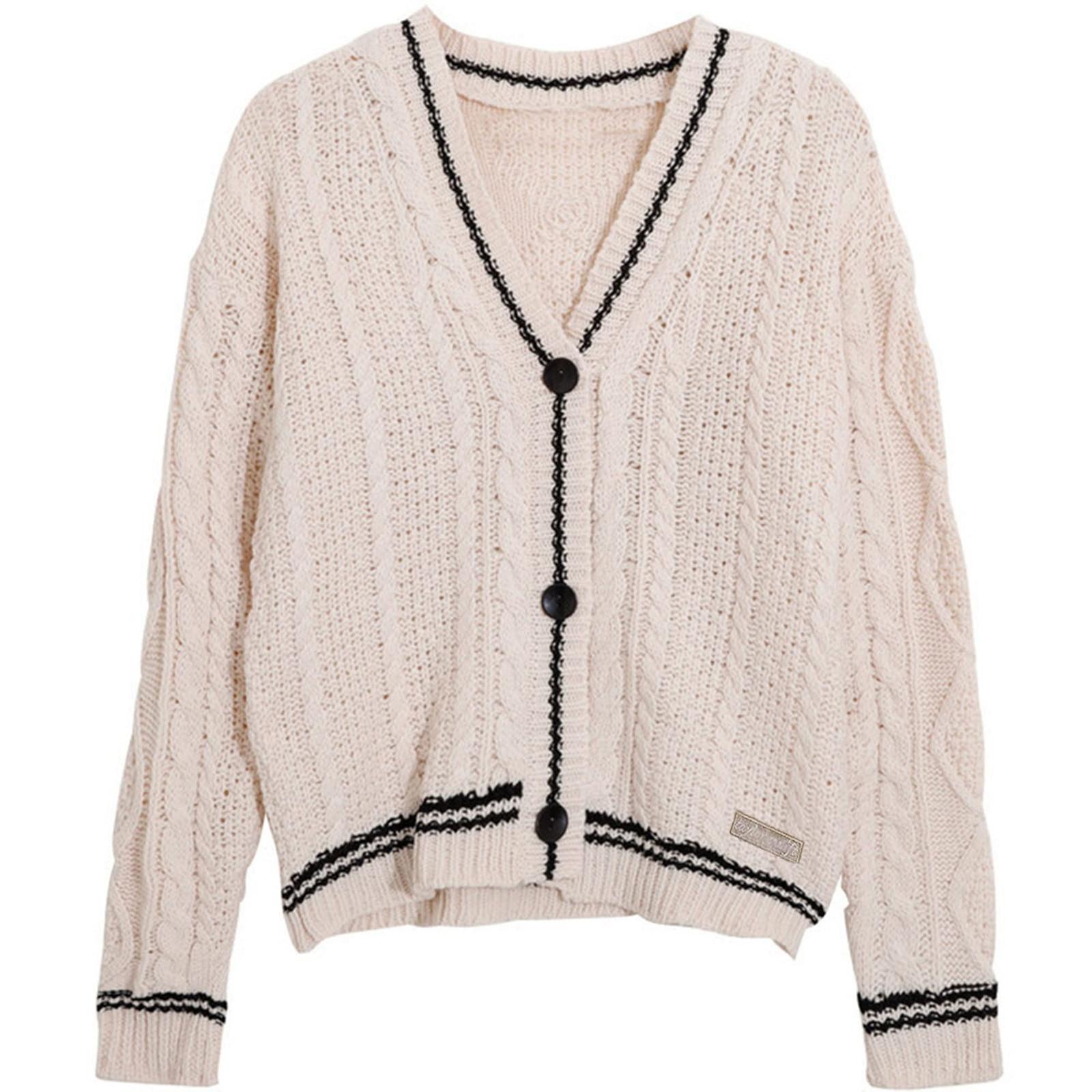 

Women s Long Sleeves Cardigan Open Front Casual Lightweight Knit Sweater Coat Beige XL бежевый