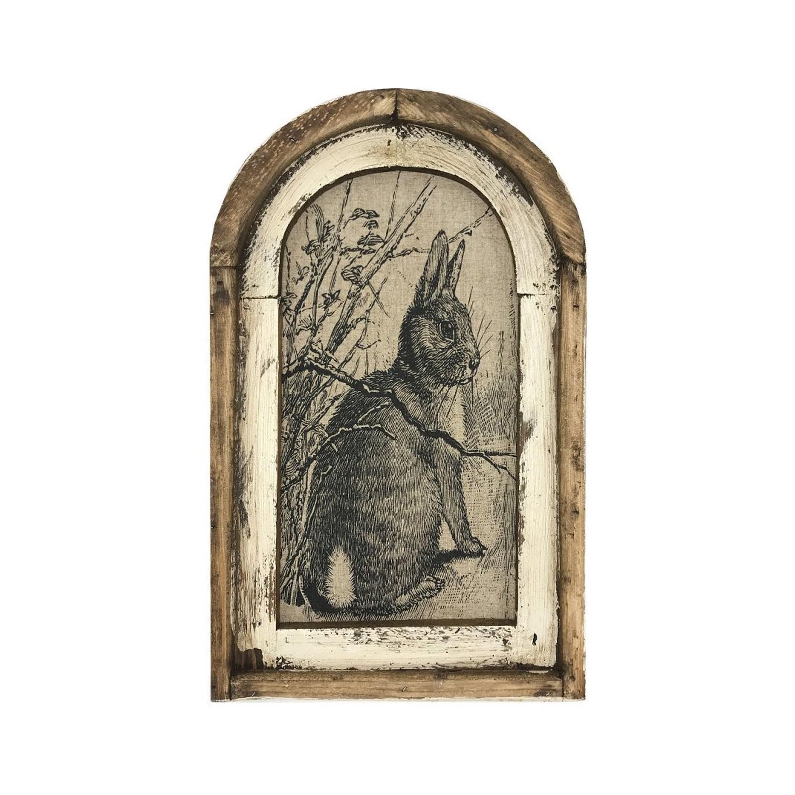 

Кролик Настенное Искусство Деревенский Декор Сельских Домов Подвеска Украшение Крытый Настенный Декор Деревянное Ремесло One Size коричневый