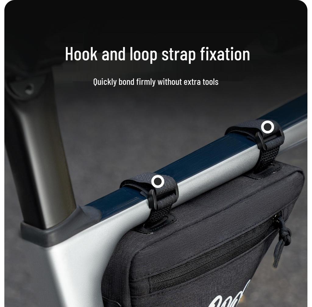 RockBros Triangle Bicycle Top Tube and Saddle Tool Bag for Mountain & Road Bikes