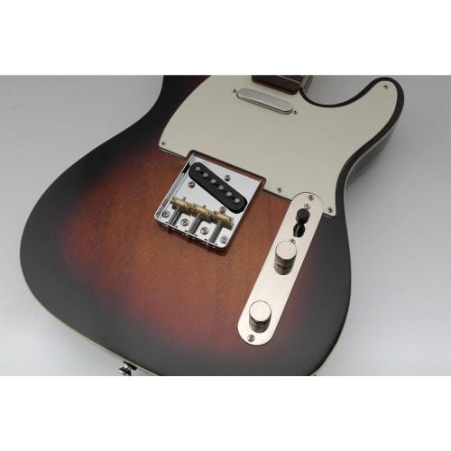 Musiclily Pro 10.8mm Vintage-Style Telecaster Bridge with Brass 3-Way Saddles for Squier and Imported Telecaster Electric Guitars, Chrome