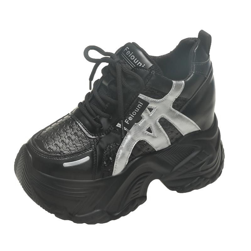 Versatile dad shoes sneakers women's 2025 summer new thick-soled inner height increase explosive version casual fashion Versatile women's shoes