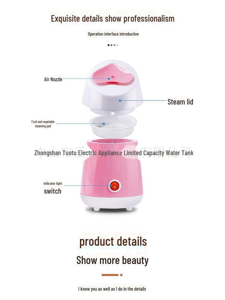Nano Hydrating Facial Steamer - Moisturizing and Humidifying Beauty Device
