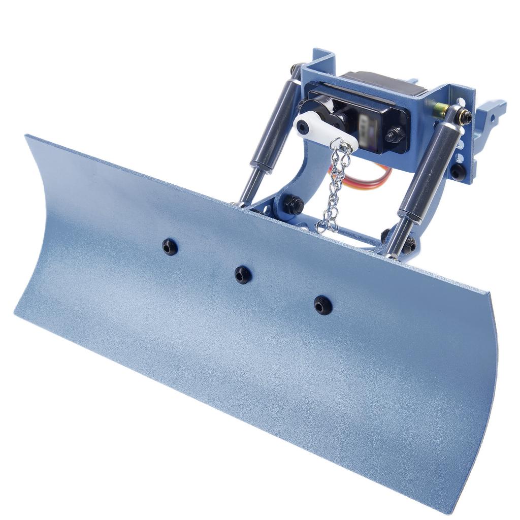 1/18 RC Aluminumx Adjustable Snow Shovel/Snow Plow kit with 12G 180° Servo Motor for RC 1/18 TRX4m Crawler Car Upgrade