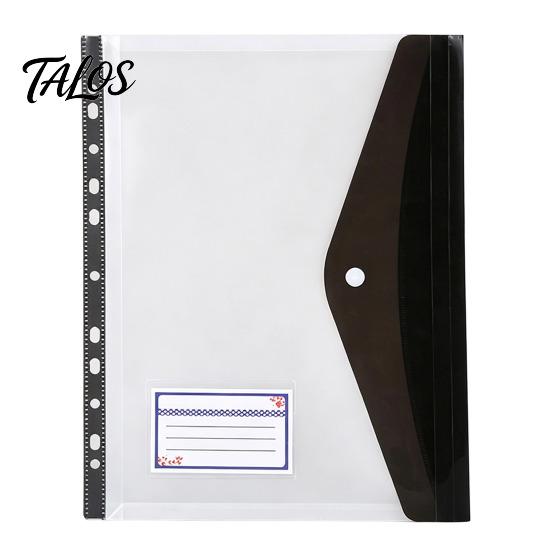 Home Budget Document Protectors 11-Hole Expanding File Pocket, Assorted Colors Large Capacity Bags for Manuals Holders, Waterproof Binder Envelope, A4