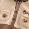 Mädchen Baby Kleider Set Jungen Winter Plüsch Set Baby Kinder Dicke Jacke Hose Zweiteiliges Set