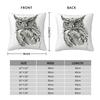 The Wise Owl Night Pillowcase Polyester Linen Velvet Printed Zip Decorative Throw Pillow Case Room Cushion Case