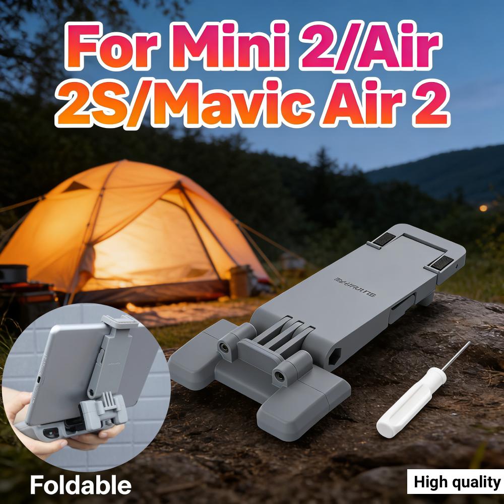 Foldable Tablet Clip Holder Expansion Bracket for DJI Air 2S Mini 2 Mavic Air 2 7.9-11inch Anti-Reflection Expansion Holder