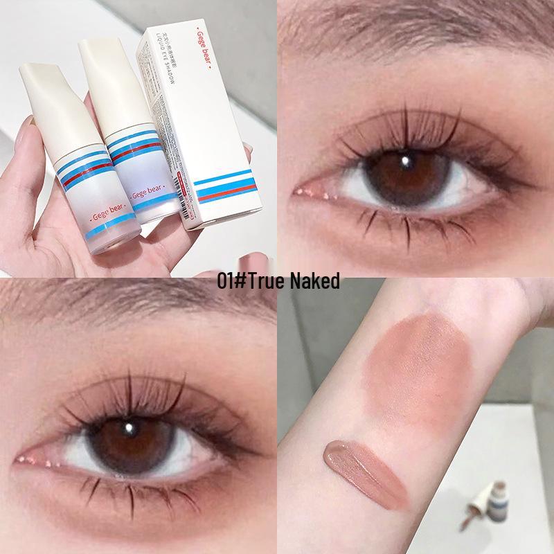 Жидкие тени для век Gegebear Glitter & Matte – Сияние Aegyo-Sal для студентов и вечеринок