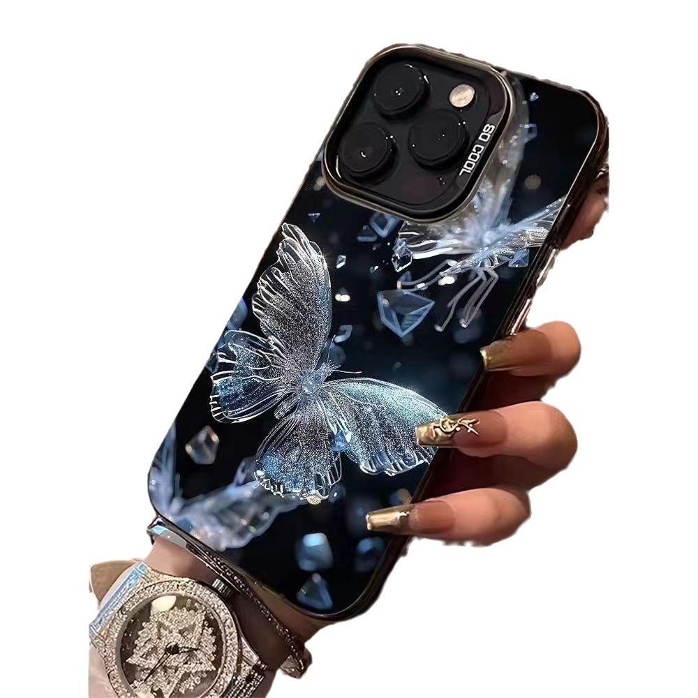 Golden Butterfly Apple 15 Pro Max Phone Case 12/13/11 Trendy XR/14 Pro Full Coverage 12 Pro Hot Item