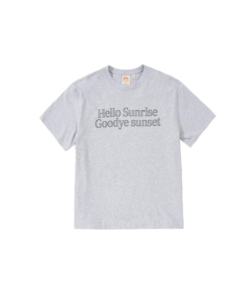 HELLO SUNRISE Hello Sunrise Find My B Tee_3% Melange Gray