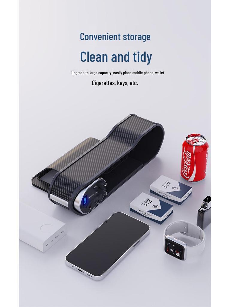 12th Gen Multifunctional Storage Box with Digital Display & Wireless Fast Charging