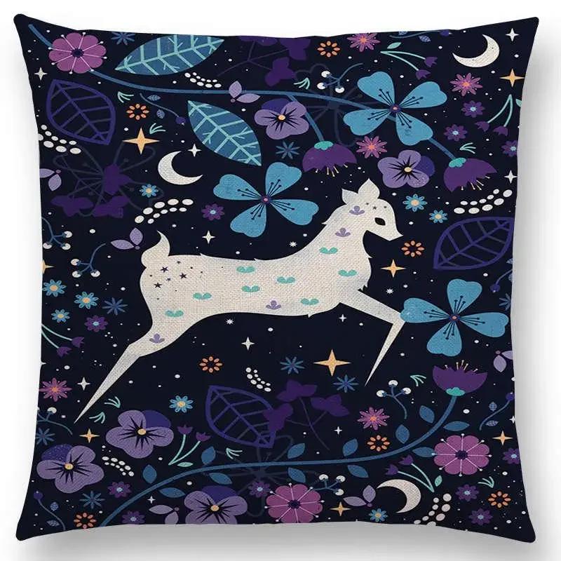 Neueste Niedliche Cartoon-TiereKissenbezug Fuchs Flamingo Katze Schwan Vogel Narwal Kissenbezug Design Verfügbar