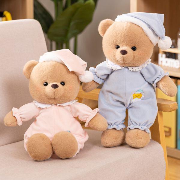 Goodnight Teddy Bear Plush Doll - Sleepwear Companion for Girls, Birthday & Wedding Gift
