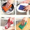 10/30pcs Steel Wire Sponge Wipe Non-stick Oil Brush Double Sided Cleaning Cloth Kitchen Dishcloth Scouring Pad Rag Cleaning Tool