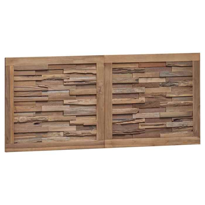 Maison Exclusive - Tête de lit Naturel Bois de teck massif