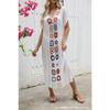 Hand Hook Dress, Slit Sexy Long Skirt, Long Robe, Beach Cover Skirt