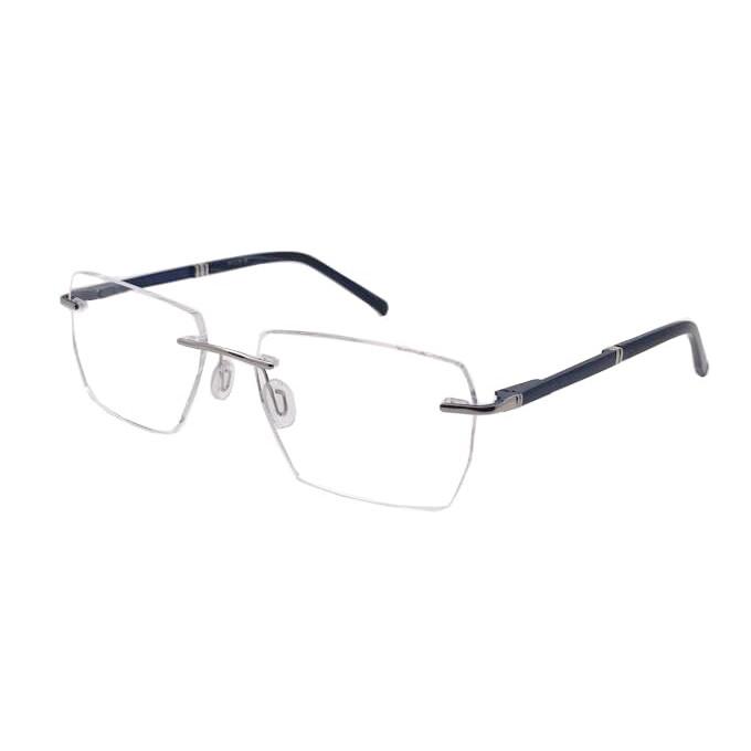 RSINC Оправа без оправы/очки/очки, Оптические, Металлические для мужчин и женщин, ASN Серебристо-синий TJ46007 54-17-140 IB 9 R Серебристо-синий TJ46007