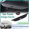 For Ford Kuga Escape C520 2013-2019 Car Trunk Cargo Cover Luggage Tray Storage Security Shield Privacy Partition Mat Accessories