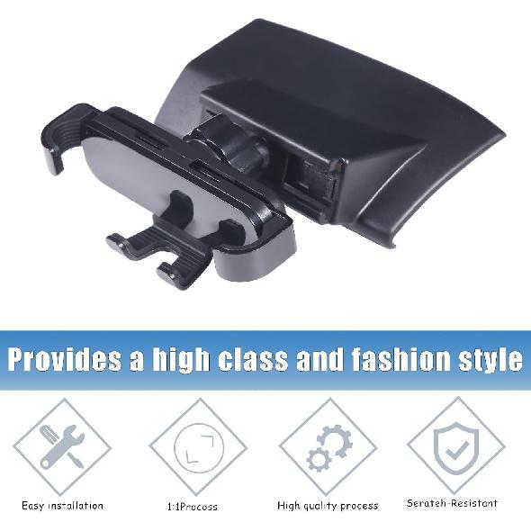 HAPPYHORSE Car Phone Mount Compatible with Toyot@ Tundra/Sequoia 2007-2013 Central Control Navigation Cell Phone Holder Dash Clip Dash Panel Mobile