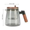 Teapot 750ml Thickened Glass Water Separation Tea Pot with Strainer for Tea Straining Brewing Pouring