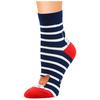 Lady Fashion Women Girls Stripe Cat Cotton Middle Tube Socks Stockings