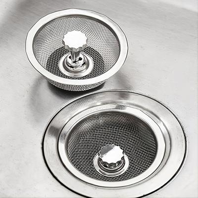 Spülbeckenfilter mit Stöpsel, rüsten Sie Ihr Spülbecken mit einem Edelstahl-Wasserfilter auf