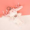 Lovely Plush Rabbit Keychain Cartoon Rabbit Bag Charm Bag Ornament for Girl Featuring Soft Fabric and Eye Catching Color