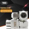 Stainless Steel 90° Right Angle Sleeve Connector