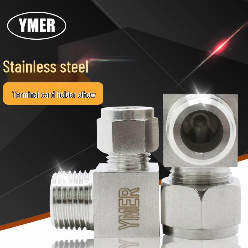 Stainless Steel 90° Right Angle Sleeve Connector