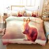 3D The Rabbit Bedding Sets Duvet Cover Set With Pillowcase Twin Full Queen King Bedclothes Duvet Cover