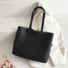 Pu Leather Sweet Shoulder Bag Minimalist Design Luxury Handbag Elegant Underarm Tote Bag  Party