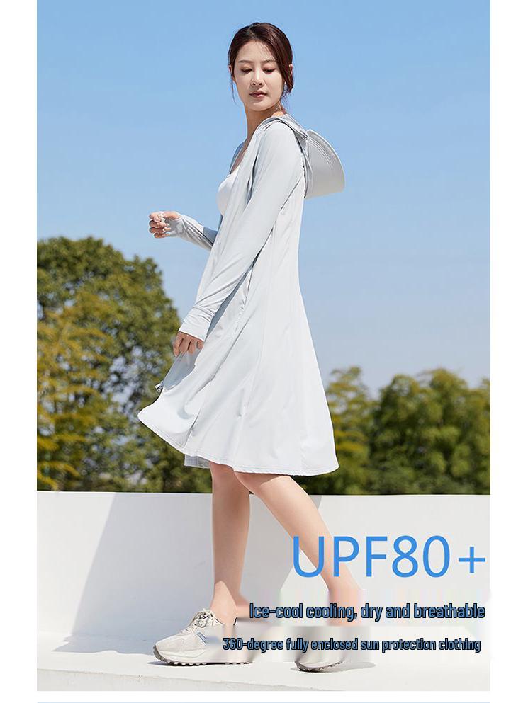 High-Quality Unisex Hooded Ice Silk Sun Protection Jacket for Summer Outdoors