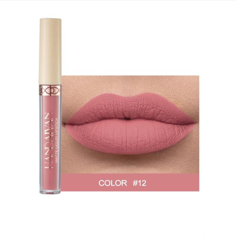 Girl Cosmetics Lip Gloss 12 Color Lip Gloss Set Non-stick Matte Lip Gloss Gift Box Rouge