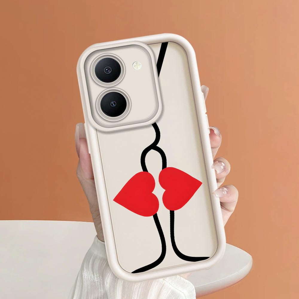 Coque de protection antichoc en silicone souple avec motif de dessin animé pour iPhone Infinix Tecno Vivo