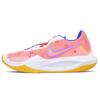 Nike Precision 6 Abrasion Resistant Low top Basketball Shoes Men's Pink Yellow HV1796-141(team1053-)